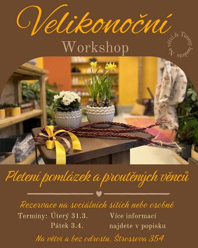 Workshop pletení pomlázek a věnců 